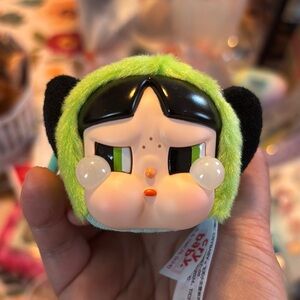 Green and Black Cry Baby Plush Toy